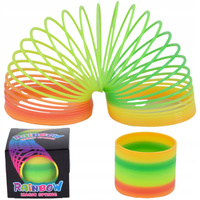 PLASTIKOWA TĘCZOWA MAGICZNA SPRĘŻYNKA MAGIC SPRING CREATIVE RAINBOW